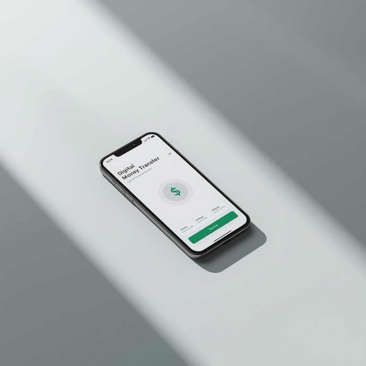 international money transfer app on smartphone with global payments and currency exchange concept